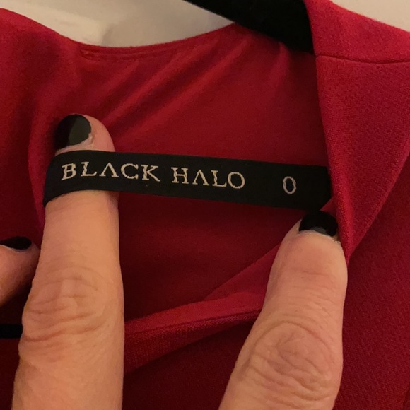 Red Black Halo Brooklyn Jumpsuit 0 - Picture 6 of 10